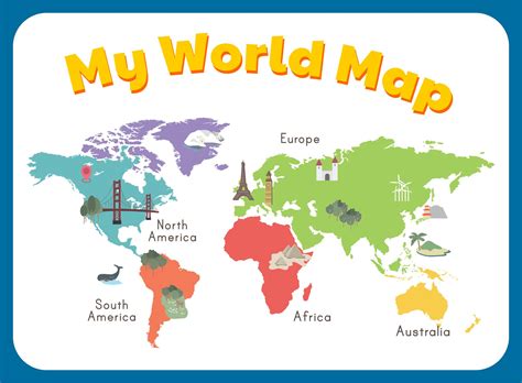 Benefits of using MAP Map Of The World For Kids Printable